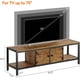 thumbnail image 2 of Estilo rural-style 65-pulgada mesa de TV con almacenamiento para dormitorio, suitable para tvs up to 75 pulgadas, rustic brown de madera TV consola con abiertos estantes para sala de estar, 2 of 7