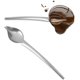 thumbnail image 5 of Cuchara para helado de 2 uds., herramienta de extracción de precisión multiusos con boquillas cónicas para salsa para aderezo, decoración de diseño de plato de comida de postre TUNC Sencillez, 5 of 5