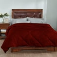 thumbnail image 2 of DNG Creations 5 Piece Stripe Diamond Comforter - Full/Queen Size - 550 GSM All Season 100% Egyptian Cotton, 800 Threads Count ( Stripe Burgundy Colour ), 2 of 7