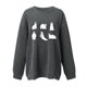 thumbnail image 1 of Blusa holgada de manga larga con estampado de otoño a la moda de Halloween para mujer, jersey informal de cuello redondo, Tops, sudadera Fridja  bvmnju6909, 1 of 5