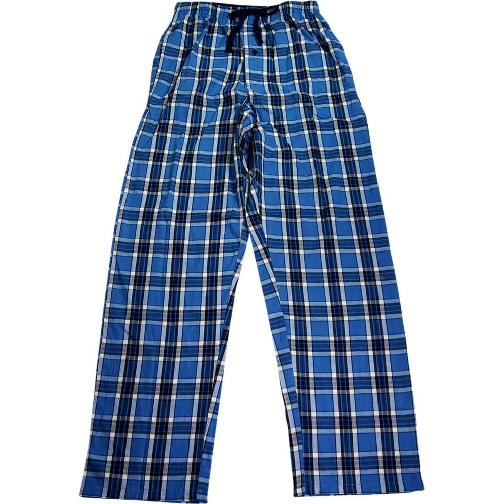 Hanes - Hanes Mens Cotton Blend Woven Sleep Lounge Pajama Pant - 3 ...