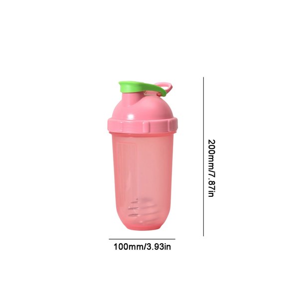 Copa de Agua de Plástico de Alta Capacidad de Polvo de Alta Proteína Y Taza de Agitador de Fitness de Polvo de Proteína Graduada para la Mezcla Conveniente de Batidos de Alta Proteína