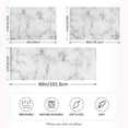thumbnail image 4 of Coolnut Marble Satin Pillowcases Breathable Pillow Case for Hair and Skin, NO Zipper Pillow Cover with Envelope Closure for Sofa Bed Couch, King Size 20 x 40 Inch Home Decor Gifts, 4 of 7