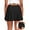 #2030:1 Pack, Black, variant on Cadmus Women's 2-in-1 High Waisted Pleated Skort with Pockets- Flowy A-Line Tennis Golf Skirt with Built-in Shorts,Black,M