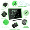 thumbnail image 2 of HLONK 12 in LCD Writing Tablet Colorful Screen Pressure-Sensitive Pink, 2 of 10
