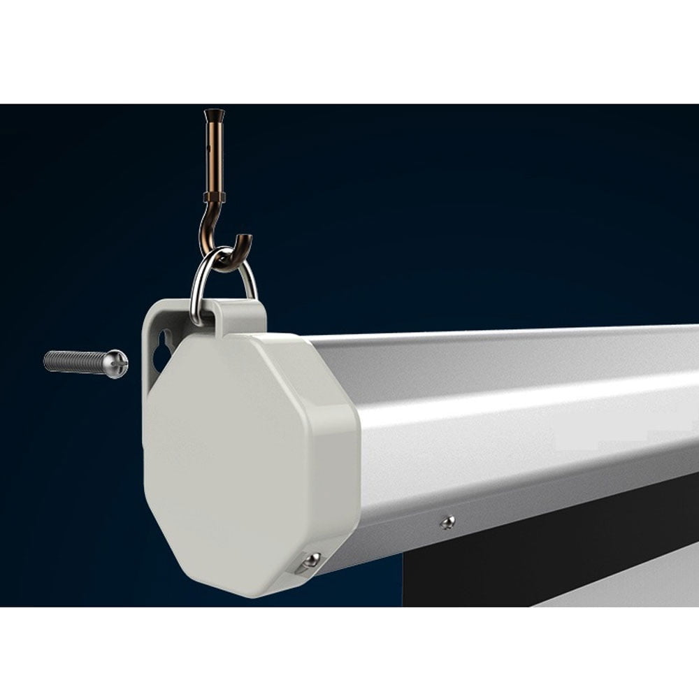 Motorized Projector Screen with Remote Control Matte, White (Viewing Area 100" 4:3 80" x 60")