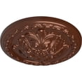 thumbnail image 3 of Ekena Millwork 11 3/8"OD x 2"P Acanthus Ceiling Medallion, Hand-Painted Copper Penny, 3 of 7