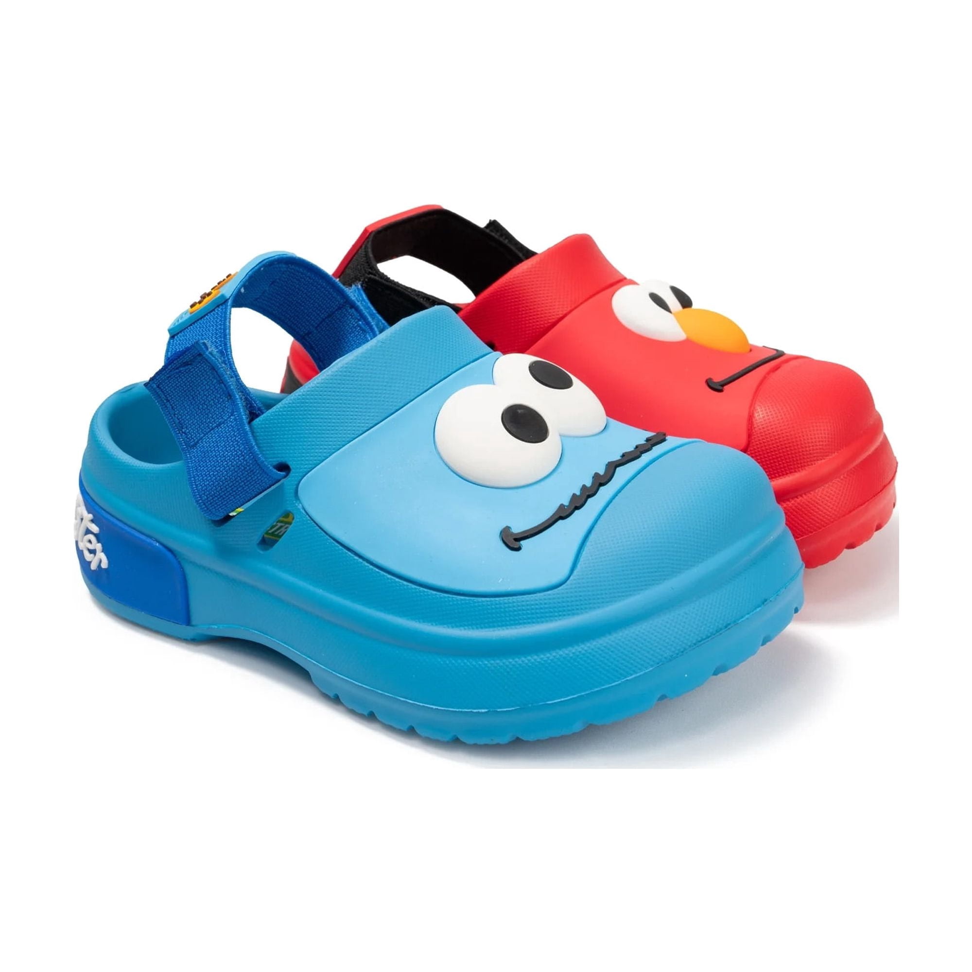 Sesame Street Toddler and Little Kids Adjustable Strap Clogs
