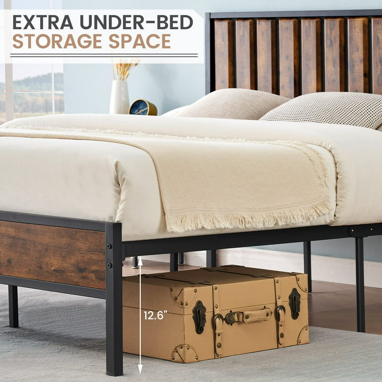 Extra heavy duty queen bed frame online