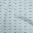 thumbnail image 1 of oneOone Viscose Jersey Baby Blue Fabric Leopard Diy Clothing Quilting Fabric Print Fabric By Yard 60 Inch Wide, 1 of 5