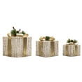 thumbnail image 2 of Savings Oefntac Christmas Decorations 3PCS Luminous Christmas Iron Decorative Box,Shopping Window Gift Box,Christmas Tree Decoration,Flocking Gift Box, 2 of 9