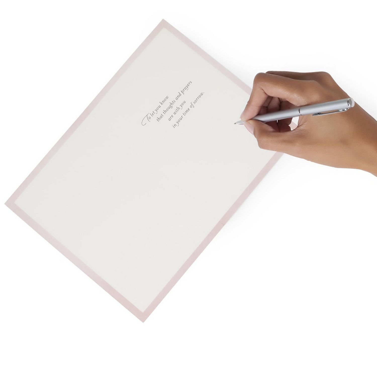 Carte de condoléances Hallmark