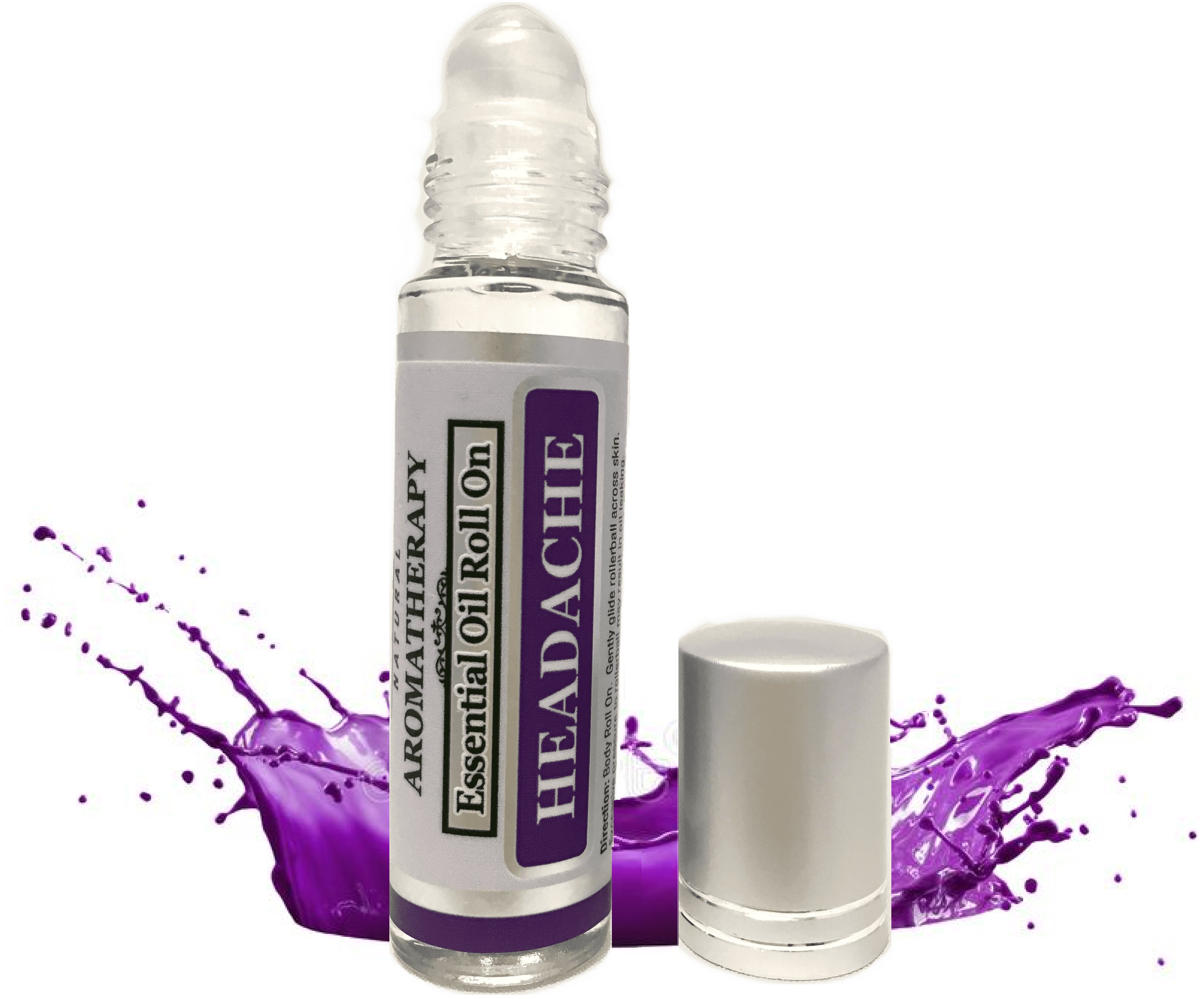 Essential Oil Roll On Aromatherapy Headache Made with 100 Pure
