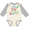 thumbnail image 3 of Inktastic My Gigi and Pawpaw Love Me Boys or Girls Long Sleeve Baby Bodysuit, 3 of 5