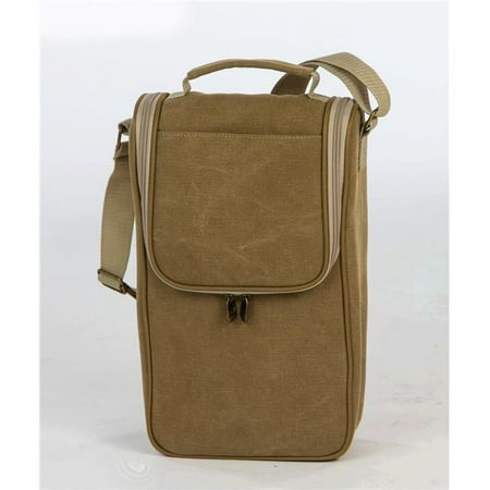 

BYOB Double Bottle Wine Bag - Tan