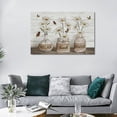 thumbnail image 5 of Farmhouse Bathroom Decor Wall Art Rustic Botanical Bathroom Pictures Canvas Print Bathroom Relax Soak Unwind Eucalyptus Butterfly Painting Prints Framed Artwork Decor for Bathroom 16"x24", 5 of 6