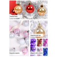 thumbnail image 2 of Taotanxi 16 PK 2.36 Inch (6CM) Large Christmas Ornament Balls for Xmas Tree-4 Style-Royal Blue, 2 of 6