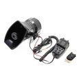 thumbnail image 4 of Car Megaphone 7 Tone Alarm Horn 12V 110dB Loud Speaker Fire Alarm Ambulance Blaring Police Siren, 4 of 5