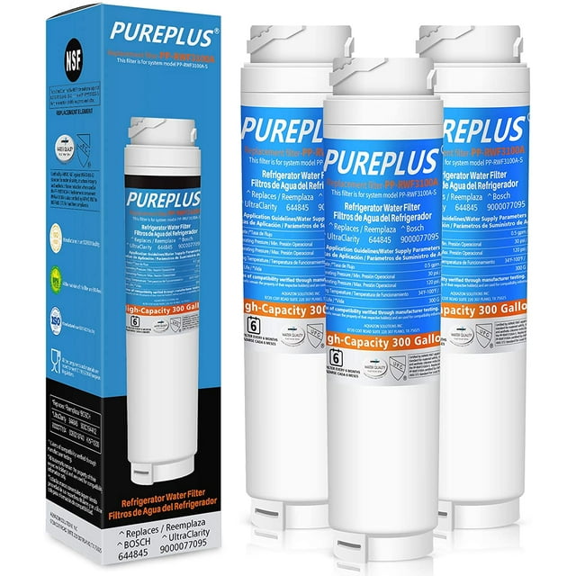 PUREPLUS 9000194412 Refrigerator Water Filter Replacement for Bosch