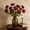 Red, variant on Yuege 3 Headed Artificial Ranunculus Flowers High End and Realistic Artificial Bouquet Prop for Home Decoration,Yellow