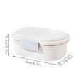 thumbnail image 3 of Ouuluon Portable Bento Box with Ice Pack, Versatile Compartmentalized Airtight Lunch Box for Travel Work, 3 of 9