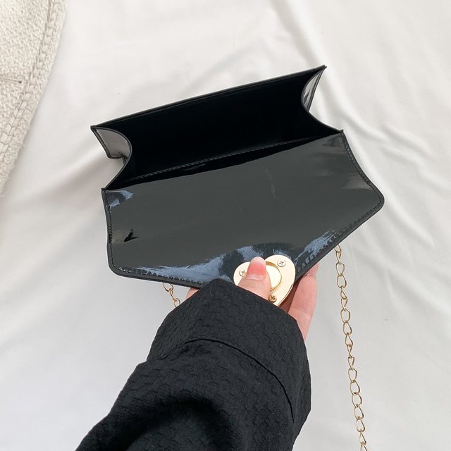 Bolsa de mujer de mensajero femenino Mini patrón de cocodrilo Lady Purse (Negro) Likrtyny Para Estrenar