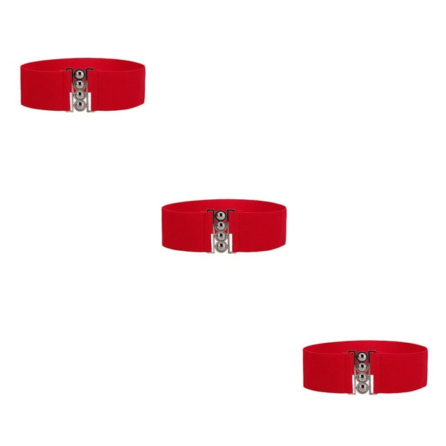 ZheElen Ceinture Ajustable Style ple Confortable avec Boucles Manteau Multicolore Ornements Saint-Valentin Rouge 3Ensemble