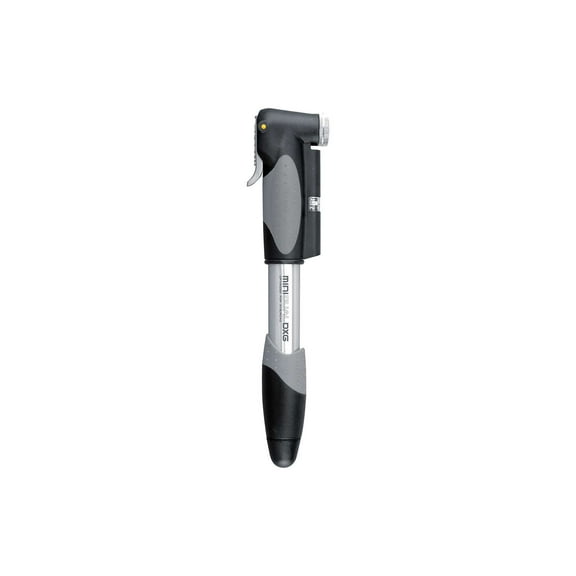Topeak Mini Master Blaster DXG Frame Pump with Gauge: Silver/Black