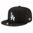 thumbnail image 2 of New Era 950 Los Angeles Dodgers Basic Snapback Hat (Black/White) Men's Cap, 2 of 5