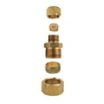 thumbnail image 3 of Thrifco Plumbing 9462018 62R 5/8 Inch x 3/8 Inch Lead-Free Brass Compression Union, 3 of 3