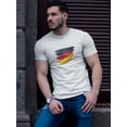 thumbnail image 2 of Germany Flag Stroke Men T-Shirt, Male Medium, 2 of 4