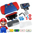 thumbnail image 1 of Estuche Protector Kit Accesorios Nintendo Switch Lite Mario Bros Super Mario Cracken Esports Overol, 1 of 5