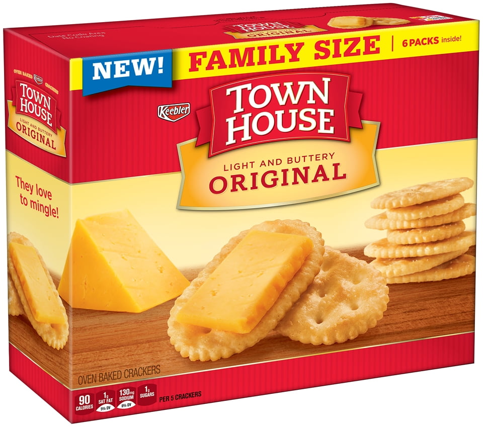 Keebler Town House Original Light and Buttery Baked Crackers 20.7 oz