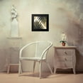 thumbnail image 4 of Allen, Kimberly 12x12 Black Modern Framed Museum Art Print Titled - Tropical Leaves Golden 2, 4 of 5