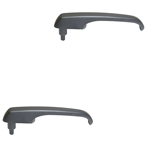 Manijas de Puertas Exteriores Generico 1967 A 1979 Volkswagen Del Negro 2 Piezas Metal