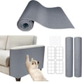 thumbnail image 2 of 2 count 39.4"X15.8"  Scratch Mat for Furniture and Wall Protectors, Trimmable Self-Adhesive  Scratch Pads, DIY  Scratcher for Covering  Tower and Couch Protector (Light Grey), 2 of 7