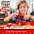 thumbnail image 5 of USA Toyz Red Bots Firetruck Vehicle Playset Trucks Toys for Kids Ages 3+ (19 Pieces), 5 of 7