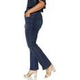 thumbnail image 2 of Riders by Lee Indigo womens Plus Size Heritage High Rise Skinny Flare Jeean Jeans, Heritage, 16 US, 2 of 3