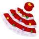 thumbnail image 4 of Costume Christmas With Hat Dress Festive With Bells And Pom-poms Tree Red And Green, 4 of 7