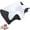 Black, variant on Doreve Cloudfaser Pillow, Doreve Cloudfaser Pro Pillow, Ergonomic Butterfly Support Structure with Aligned Comfort Design, Breathable Constant-Temperature Material, Ideal for Desk Work Use