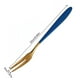 thumbnail image 3 of Cateissary Tenedor de fruta de acero inoxidable, tenedores de postre de pastel dorado, Mini tenedor encantador usado para pastel en fiesta, oro azul, 3 of 6
