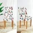 thumbnail image 4 of Christmas Funny Gnomes Dining Chair Covers Set of 4 Stretch Removable Washable Chair Slipcover Dining Chair Seat Cover for Dining Room Ceremony Party Wedding Hotel, 4 of 6