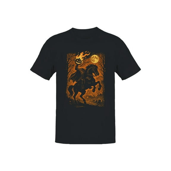 Headless Horseman Halloween Night Men's T-shirt