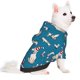 thumbnail image 2 of Fotbe Festive Dachshund Fun Sudadera con Estampado para Perros Pequeños – Suéter con Capucha para Mascotas, Tela Suave de Forro Polar con Bolsillo-Small, 2 of 7