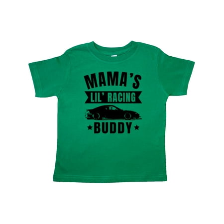 

Inktastic Mamas Lil Racing Buddy Gift Toddler Boy or Toddler Girl T-Shirt