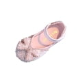 thumbnail image 2 of JDQJBZ Girl's Sandals Mary Jane Rhinestone Pearl Bow Sparkly Ballet Flats Princess Summer, 2 of 5