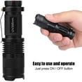 thumbnail image 4 of WGFOIP Black Light Light Flashlight, LED Blacklight Flashlight Inspection Torch High Power for Home Camping with Fluorescent Inks Cracked Glassware (395nm), 4 of 8
