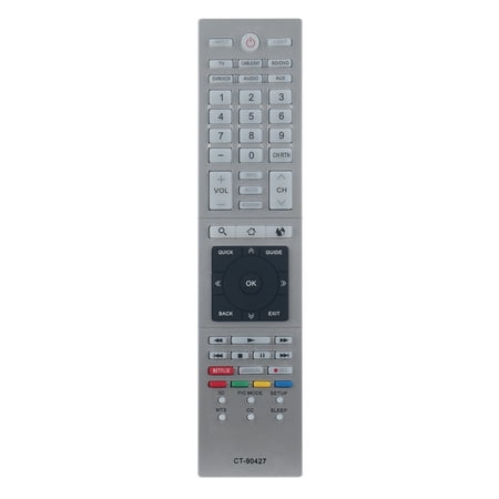 CT-90427 Replacement Remote Control fit for Toshiba QLED 4K UHD TV 32L4333DF 39L4333D 40L6363DG 50L4331DG 50L4353DN 50L4337DG