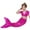 Hot Pink, variant on Toddler Girls 3 Piece Swimsuit Bathing Suits Bikini Fish Tail Set Pink,3-4T Cute Swimsuits For Teen Girls