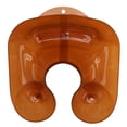 thumbnail image 3 of Bandeja grande para el cuello, salón de peluquería, belleza, hombro, libre de derrames, contenedor para permanente, Protector de ropa, Color té transparente, 3 of 8